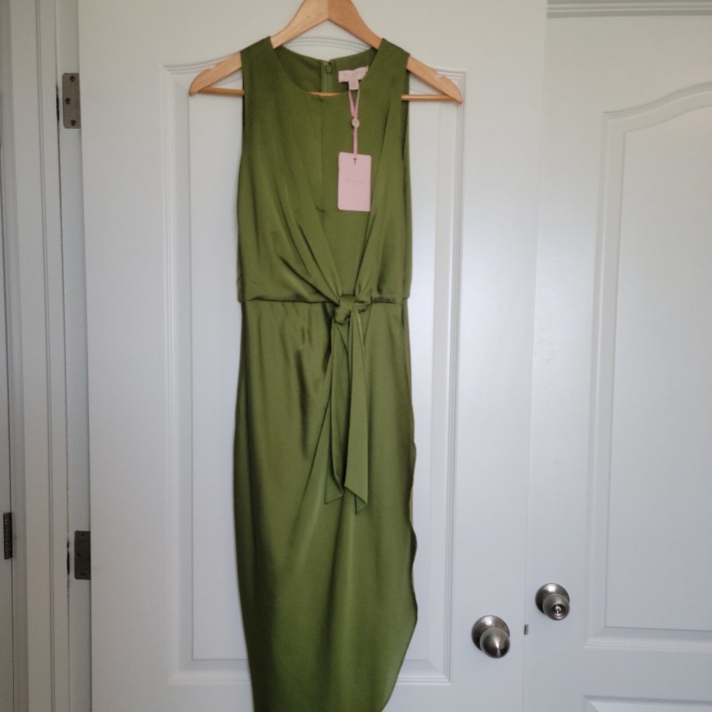 Pohshan Keyhole Detail Midi Dress